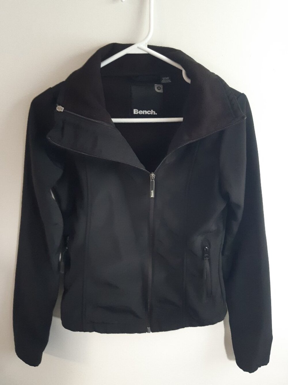 Bench Black Coat Fleece-Lined Softshell Jacket Utility - Size XS
